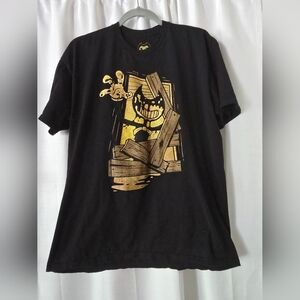 Bendy and the Ink Machine Black Graphic T-Shirt Size XL